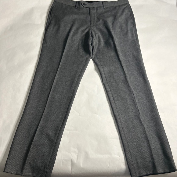 Brooks Brothers Classic Mens Wool Dress Office Pants Charcoal Grey‎ W36 L30 - Picture 4 of 7